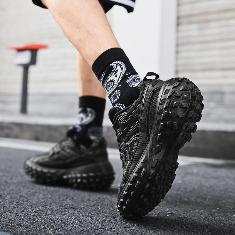 Chaussures de sport décontractées à semelle épaisse pour couple, nouvelles chaussures de course durables et rembourrées pour printemps/été