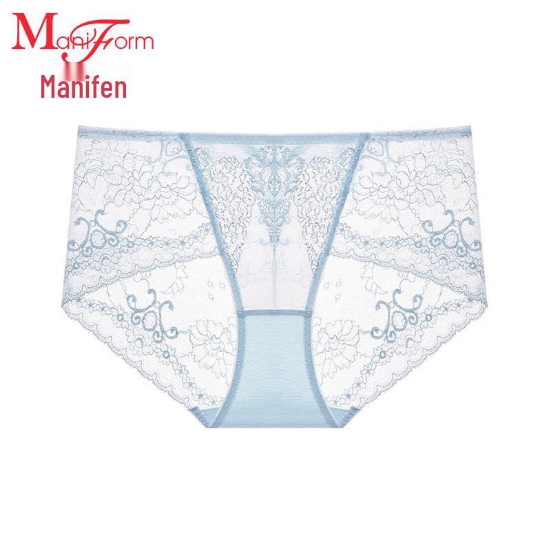 Maniform Women's Embroidered Mid-Waist Briefs