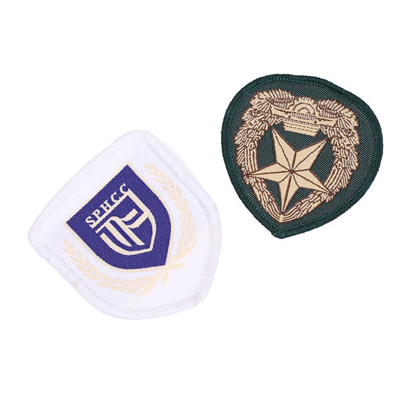 Embroidery Cloth Sticker Computer Embroidery Badge Shoulder Armband 3D Badge Badge Edge Lock Patch Weaving Mark Badge Customized