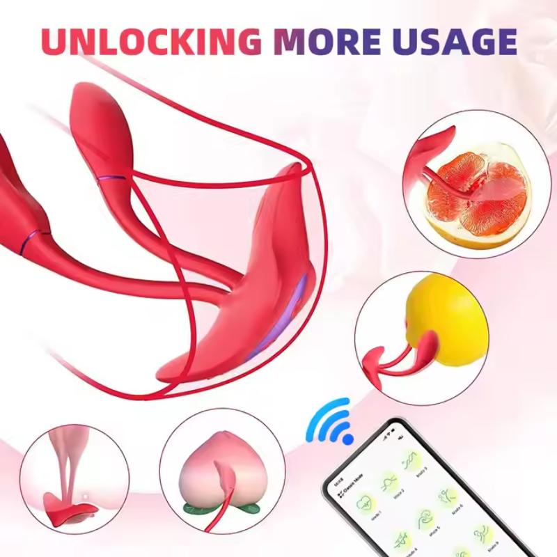 Wearable Vibrator APP Remote Control Panty Vibrating Jumping Egg G-spot Clitoris Breast Nipple Stimulator Female Masturbation