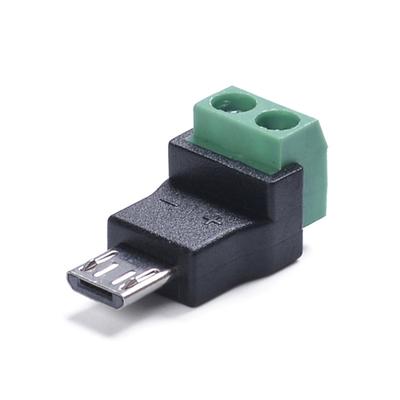 5V Power Adapters MicroUSB Male To 2Pin Terminals Charging Cable For Electronics Gadgets Accessories
