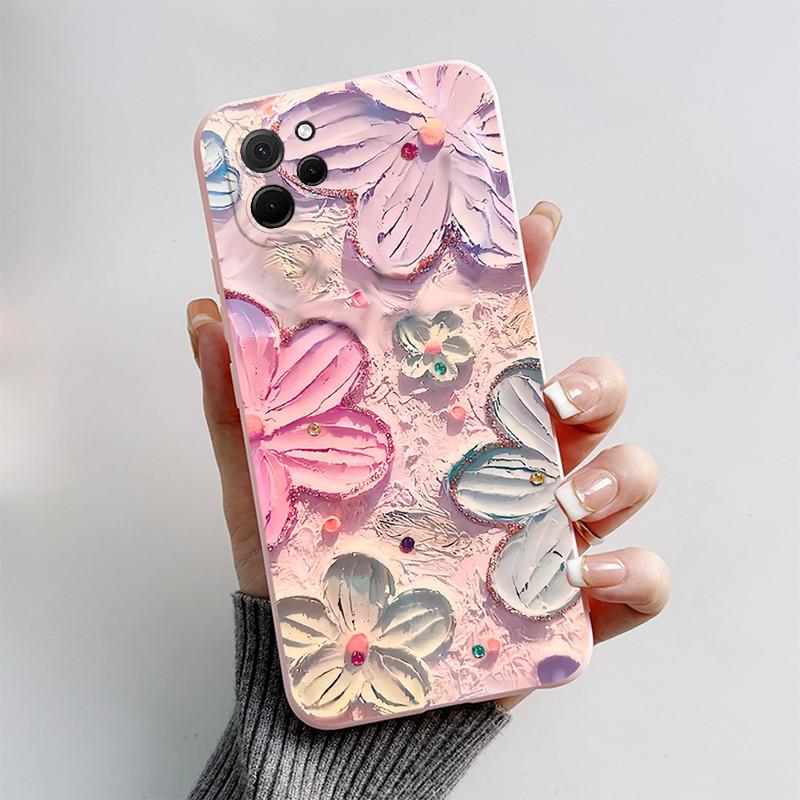 For Huawei nova Y61 Case Huawei nova Y61 Cover EVE-LX9N EVE-LX3 Phone case Cute Cat Cartoon Puppy Dog Soft Shockproof Back Cover