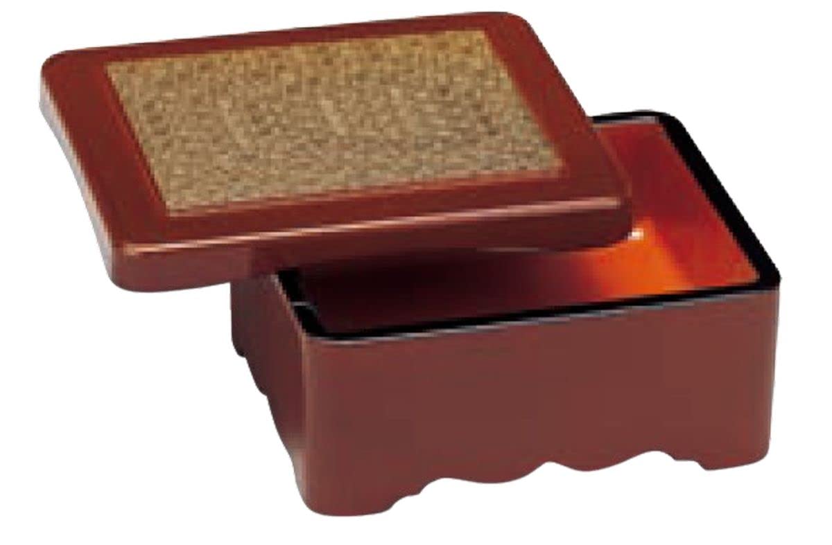 

J-kitchens Made in Japan Eel Jubako Rice Bowl D.X Thermal Rice Bowl Heavy Tamaseoumi Namouchi Vermilion 18.2 x 15.1 x 8cm