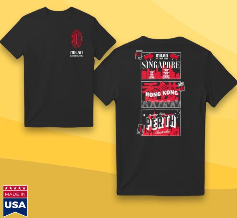 Milan Tour 2025 Concert TShirt 2 sided Unisex T-Shirt M