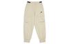 Knitted Sweatpants Women's Khaki Moderate Cuffed Pants AWP13320-BEI