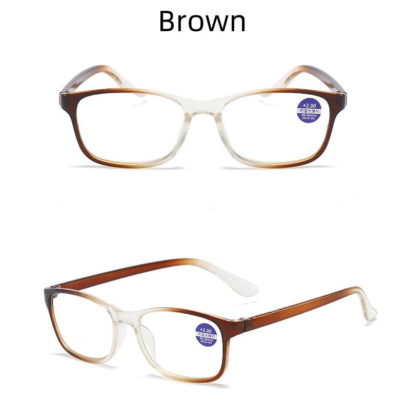 IN Trend Purple Gradient Reading Glasses For Women Presbyopia Eyeglasses Men Anti-Blue Light HyperopiaOptical Eyewear Diopters +1.0 +4.0