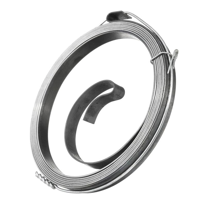 

Industrial Grade Silver Recoil Pull Start Starter Spring Stainless Steel Recoil Starter Spring Fitting for GX160 GX200 1