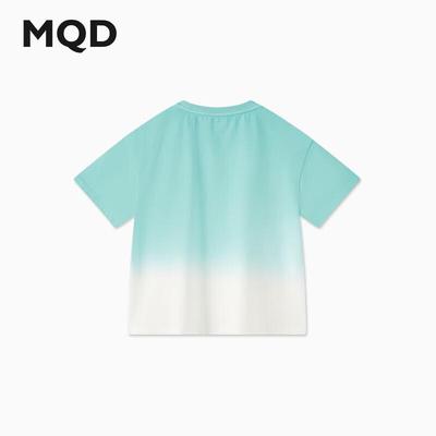 MQD Boys' Gradient Cartoon Short-Sleeve T-Shirt