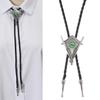 Adjustable Western Bolo Tie For Men RustProof Zinc Alloy Necktie With Quick Clasp Design for Formal Rodeos Game Decors