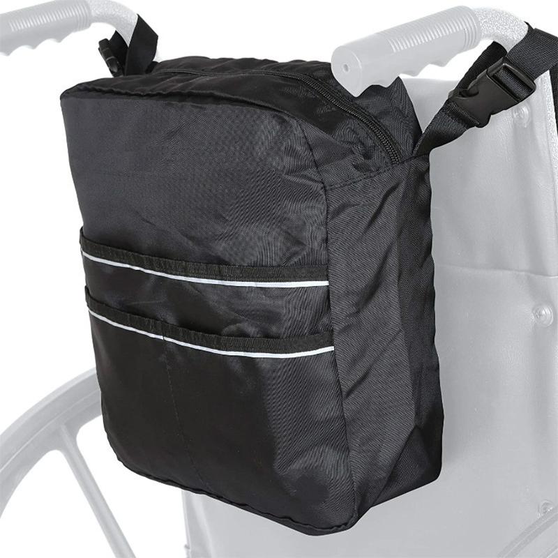 Wheelchair Bag Backpack Mobility Scooter Waterproof Storage Disabled Aid Pouch Outdoor Back Storage Bag Wheelchair Accessories