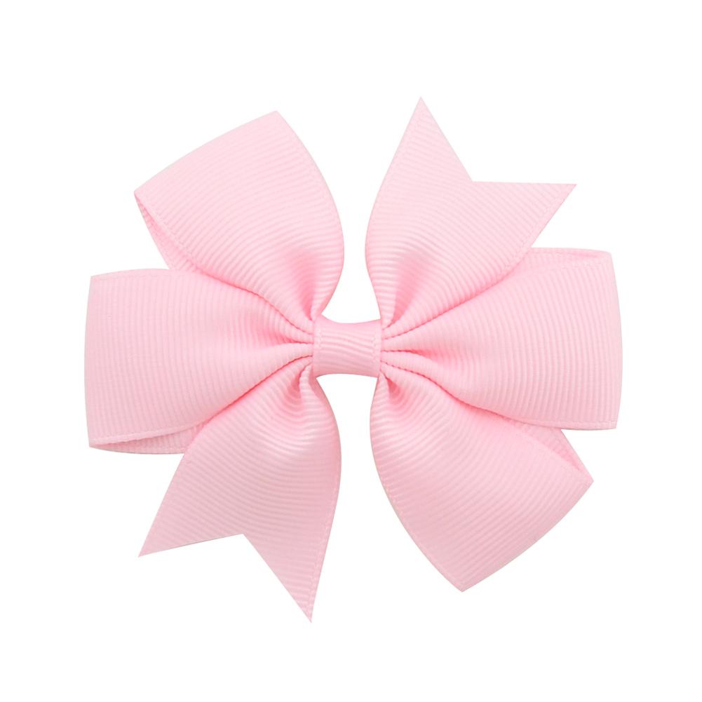 1 st Färger Enfärgat Grosgrainband Rosetter Spännen Hårnål Flicks hårosetter Boutique Hårspänne Håraccessoarer Barn Håraccessoarer 564