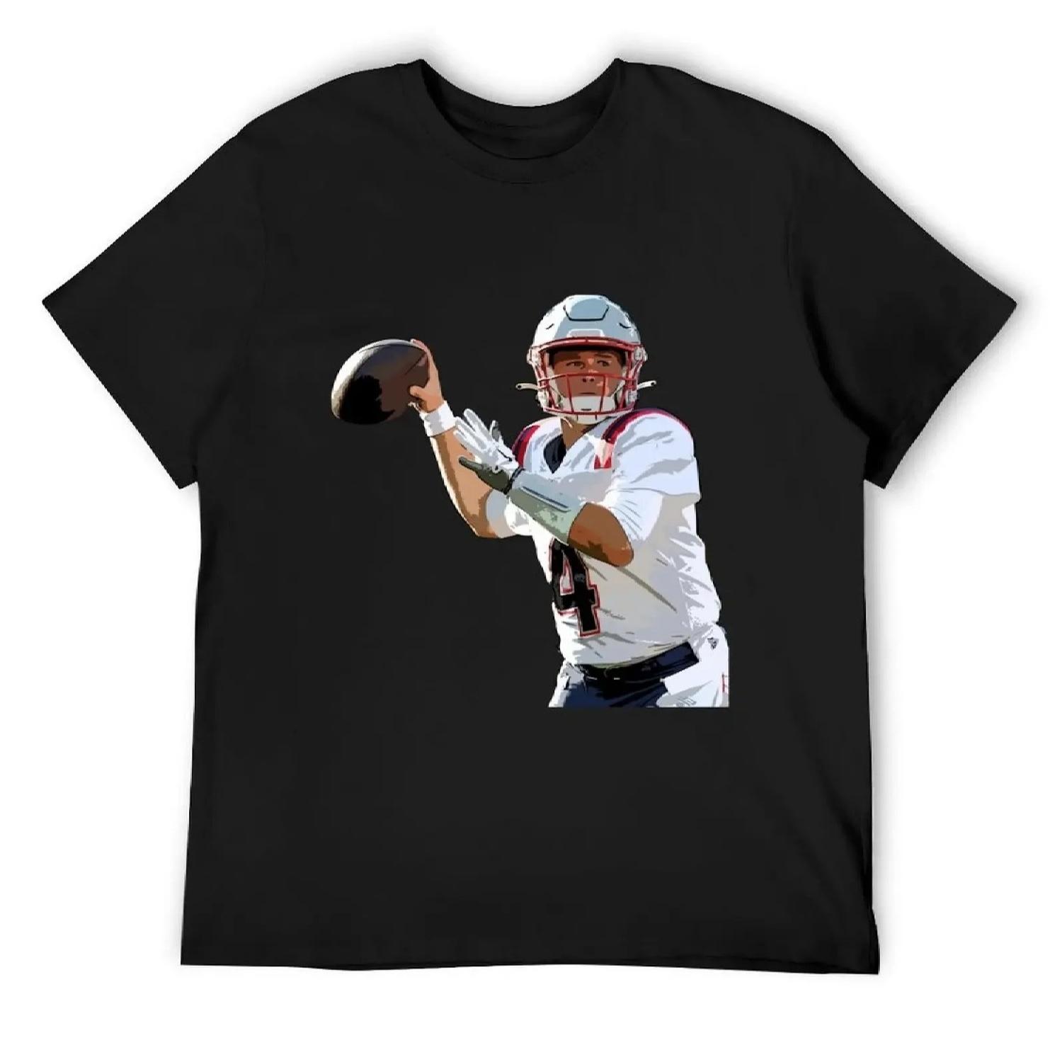 

Bailey Zappe T-Shirt graphics valentines clothes kawaii clothes fitted t shirts for men XXXXXL різнокольоровий