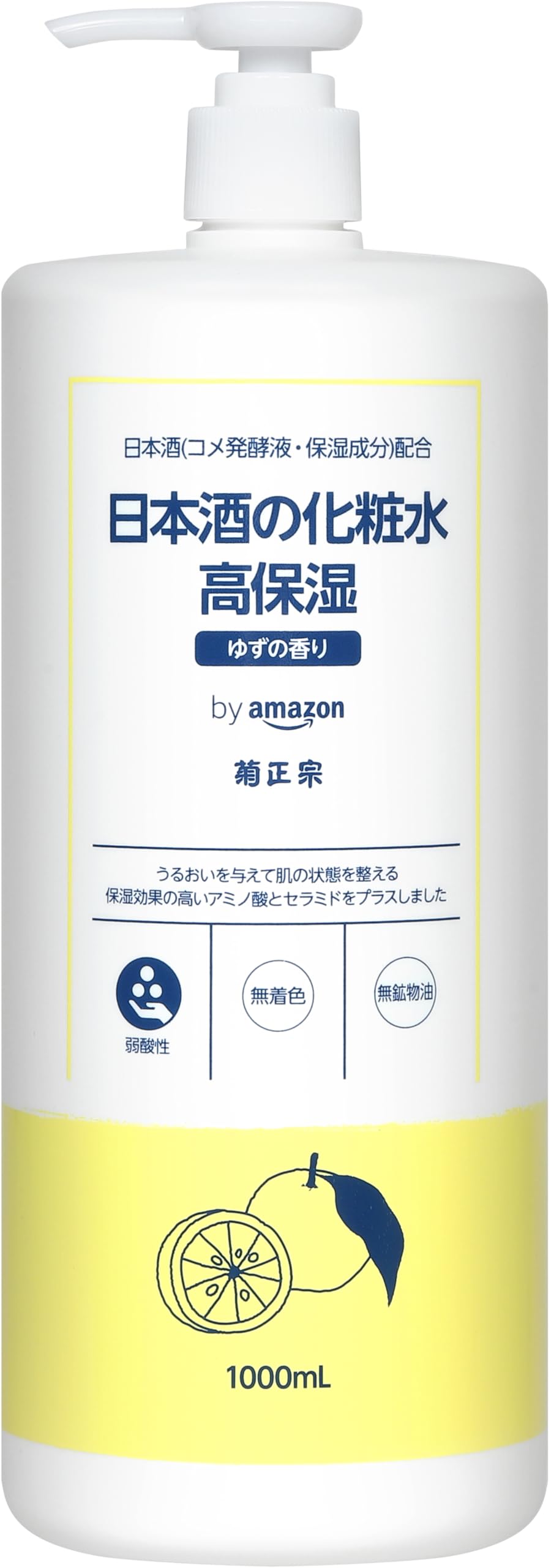 

Amazon Kikumasamune Sake Lotion с сильным увлажняющим ароматом юдзу 1000 мл (РАДИ)