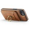 MAGKING K1 Series For iPhone 16e Magnetic Case PC+TPU+PU Phone Cover with Card Holder