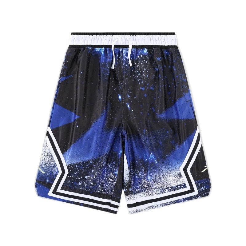 Jordan Dri-FIT MJ Diamond Comfortable Fashionable Soft Versatile Shorts Men Shorts Black Royal-Blue HQ7072-013