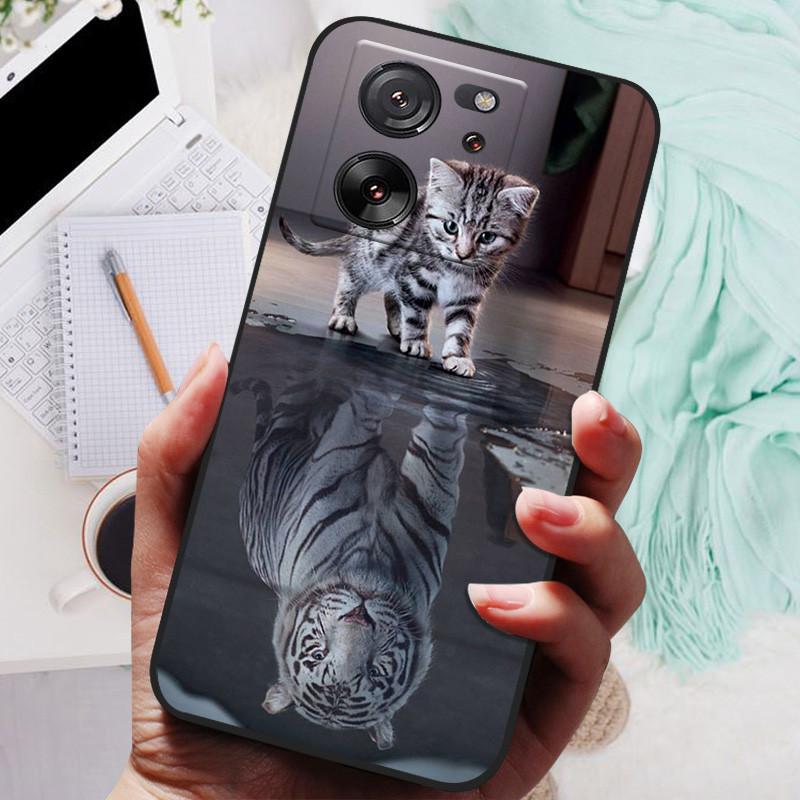 Für Xiaomi 13T Pro Hülle Marmor Handyhülle Weiches Silikon Stoßfestes TPU Funda Für Xiaomi 13T 5G Capa Niedlicher Druck Schutz