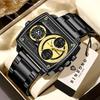 BINBOND Multi-Functional Precise Quartz Watches for Men Luxury Luminous Waterproof Men's Wristwatches