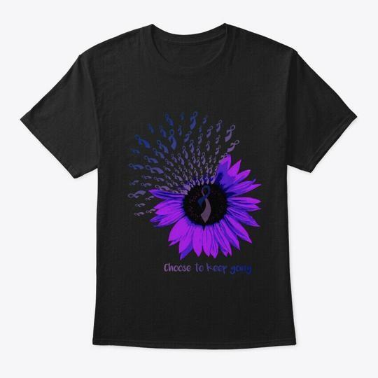 

Rheumatoid Arthritis Sunflower Sticker T-Shirt Made in the USA Size S to 5XL XL