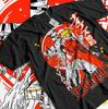 Rigun Vash The Stampede Moon Funny Girl Anime Manga - Black Unisex T-Shirt