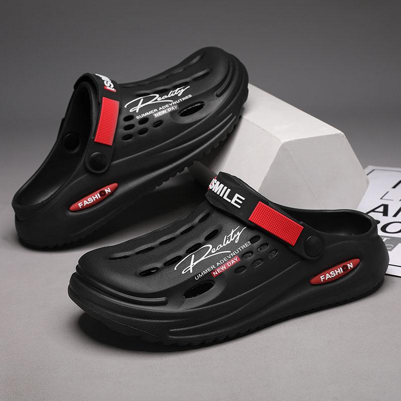 Módní letní pantofle pánské pantofle s měkkou podrážkou prodyšné plážové pantofle pánské domácí pantofle venkovní protiskluzové pantofle