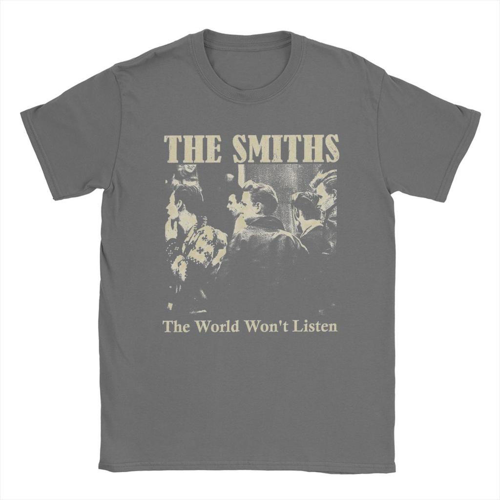 T-shirt Unisex The Smiths Crazy Cotone T-shirt Manica Corta T-shirt Girocollo Abbigliamento Taglie Forti
