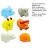 Squeaky Vinyl Animal Bath Toy for Toddlers Soft Water Play Figure Interactive Squeeze Toy for Baby Shower Fun Cute Floating Figurine for Pool Bathtub