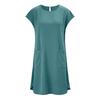 Summer Mini Dress for Women Short Sleeve Crew Neck A-line Swing Dress Casual Vacation Tunic Short Dress with Pockets