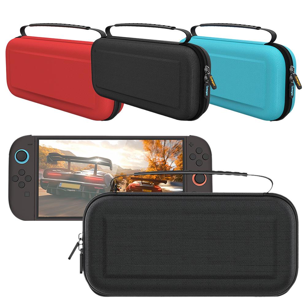 Portable Storage Bag with 12 Game Cartridge Slot Protective Cover Hard Shell Pouch for Nintendo Switch2 Console & Accessories