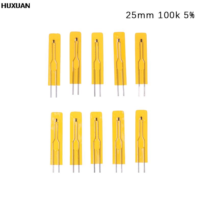10pcs NTC Thin Film Thermistor 2.5cm 5cm 3950 10K 50K 100K MF5B SMD 1% 5% Temperature Sensor