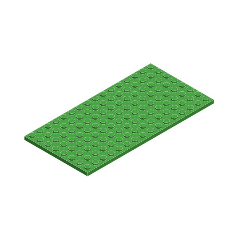 10Pcs 92438 8x16 Dots Baseplate Building Blocks Moc Plate Board Accessories Compatible with Bricks Toys Children Gift B
