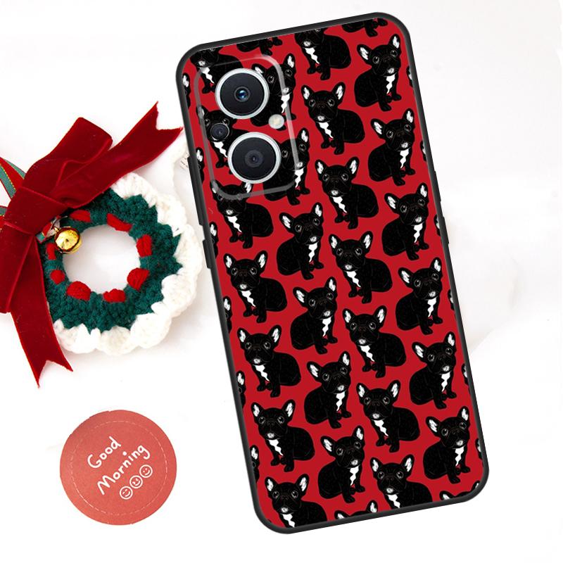 French Bulldog Dog Funda For OPPO Reno 8 Lite 10 11 12 13 14 Pro 11F 12F 13F 14F OPPO Find X8 X5 X6 X9 Pro Case