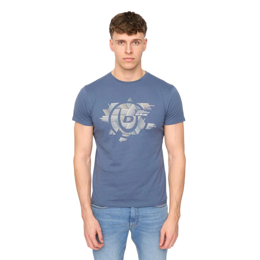 Duck and Cover Mens Haltecks Assorted Designs T-Shirt (Pack of 5)