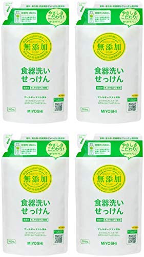 

dishwashing soap standing refill 350ml [Bulk purchase] Additive-free [x4 pieces]
