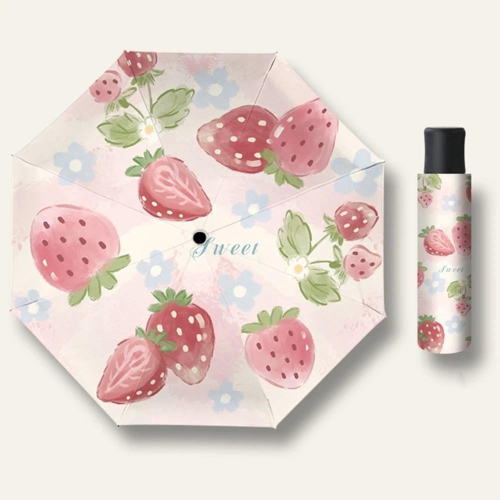 Automatic/Manual Sunshade Umbrella Thickened Dual Use Umbrella Portable Foldable Umbrella Travel Manual