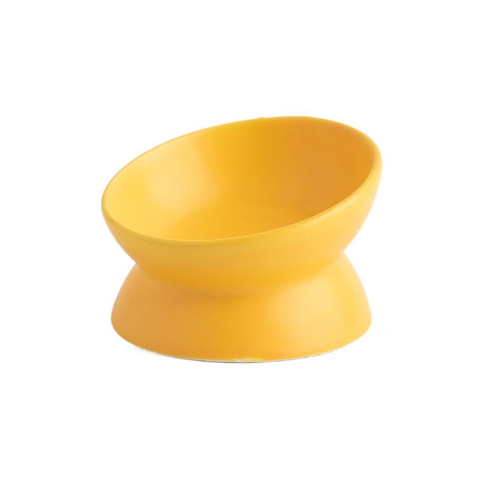 Protect The Cervical Cat Bowl Minimalist Ceramic Pet Bowl Dog Cat Food Bowl  Pet Supplies