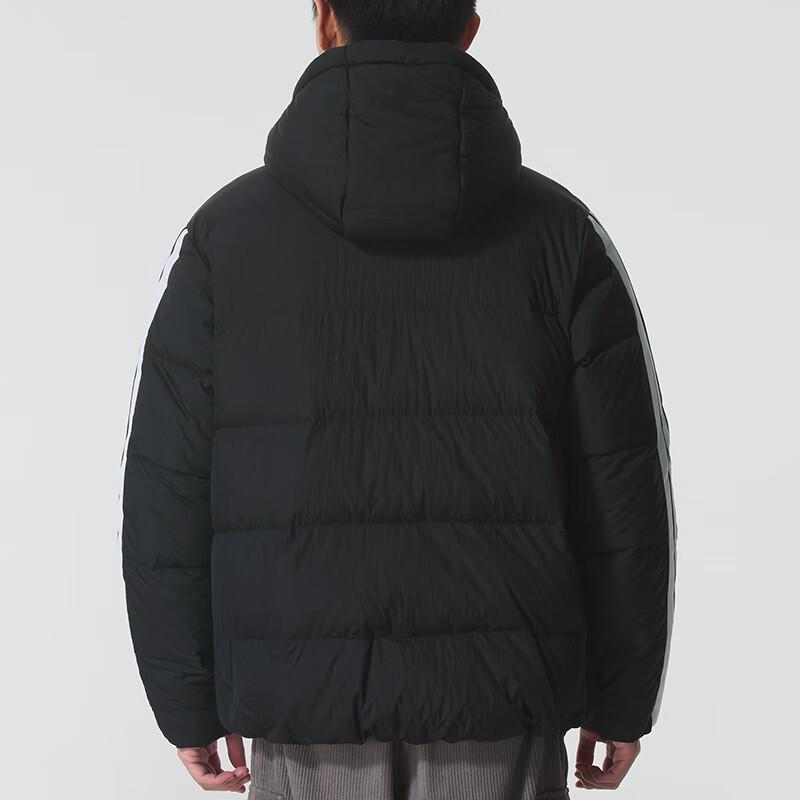 adidas Men's ESS 3S Padded Hooded Down Jacket