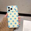 Minimalist Polka Dot iPhone 17 Pro Max Case, Compatible with Models 15-17, Contrasting Colors, Ideal for Couples