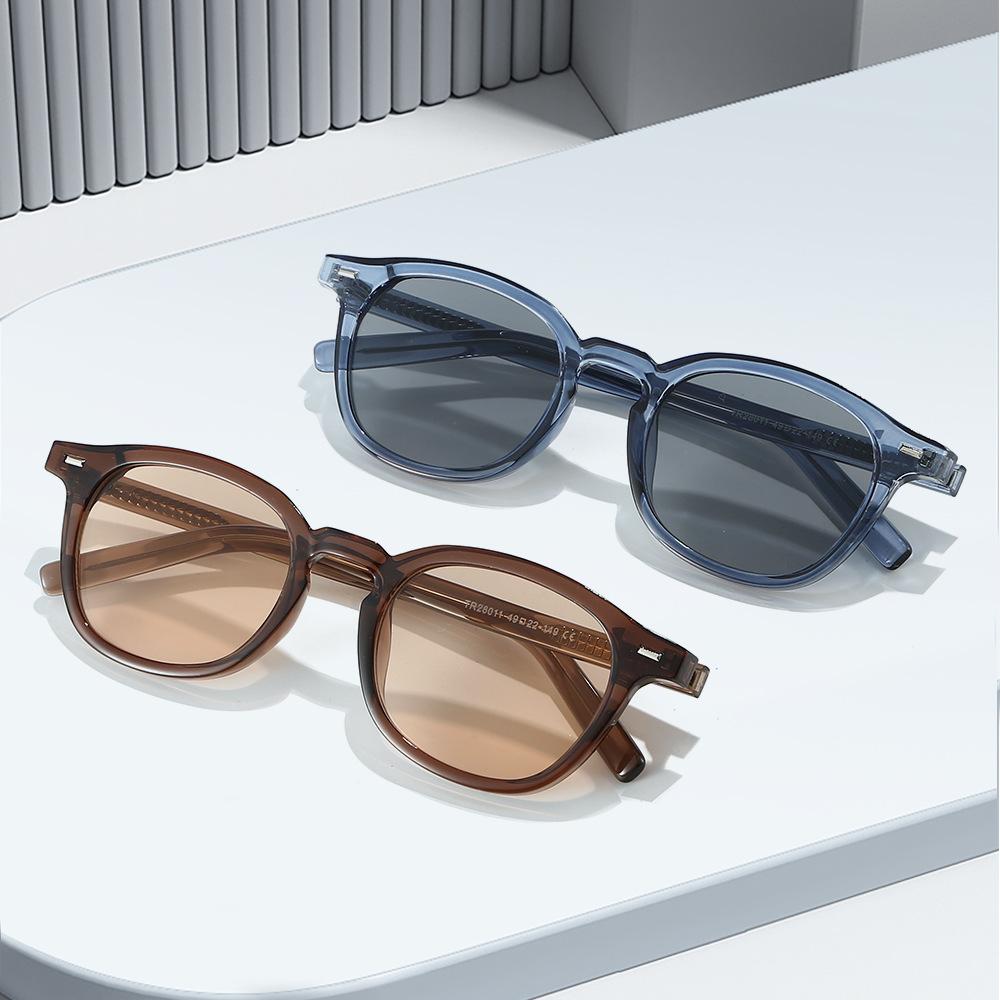  New Vintage Round TR90 Sunglasses Women Luxury Oval Fashion Men Sun Glasses Oculus UV400