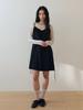 Anout Silky Ruffle Dress Black