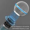 Dynamic Cardioid Mic Head with High Sensitivity Microphone Capsules for Singers and Auditory Producers