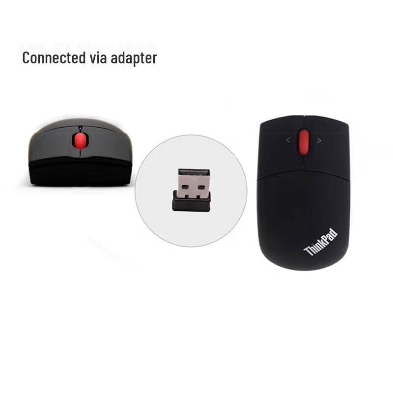 ThinkPad Wireless Mouse with Classic Red Dot