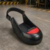 Aluminum Toe Overshoe Rubber Sole Foot Guard Slip Resistant Protection for Visitors,