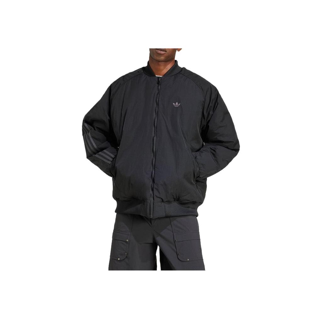 adidas Os Bomber Casual Loose Comfortable Windproof Cotton Jacket Men Jacket Black JC7546