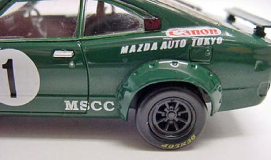 Kyosho Original Mazda Savannah 1973 Completed Product 1/43 RX-3 No.1 (Green)