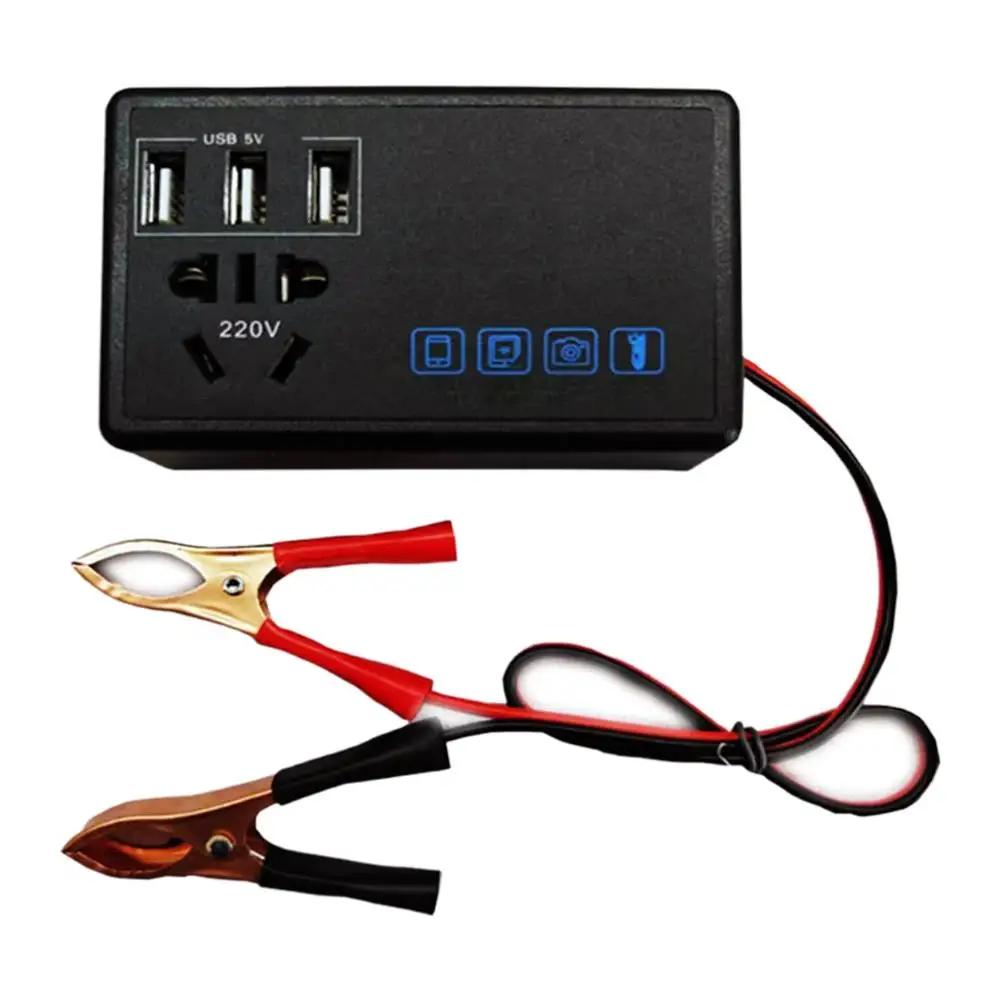 

Car Power Inverter 12V/24V DC To 220V AC Car Converter Multi-Protection Port Adapter With USB Outlet Converter Car A6F8