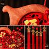 Delicated Red Wall Ornament Hanging Spring Festival Decor 2026 Lucky Pendants  Party Decor
