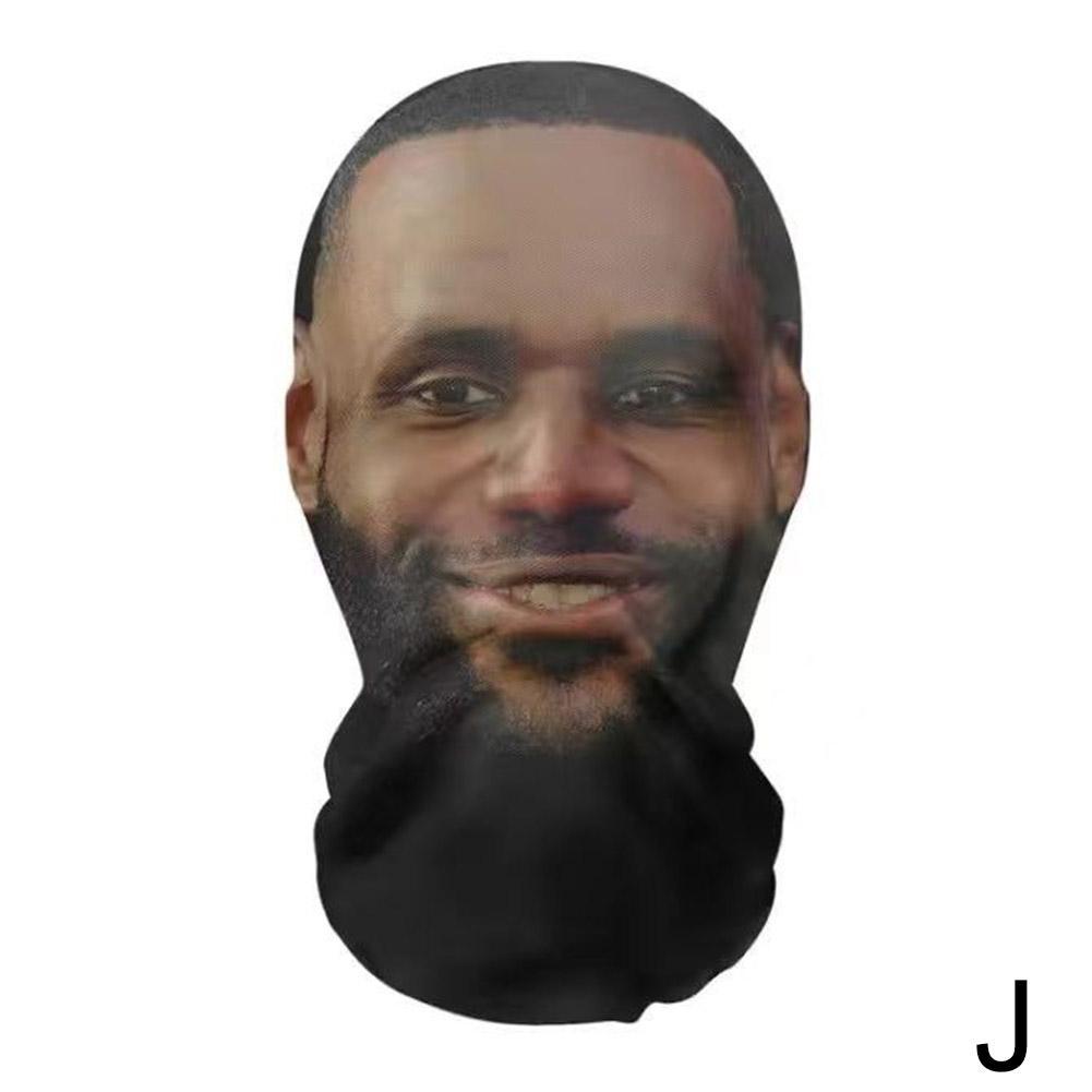 Mască Balaclavă Pălărie 3D Mască Facială Parodie Spectacol Glumă Echipament pentru Cap Mască Facială Seamless Kanye Față Celebritate Glugă Hip Hop