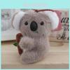 Adorable Plush Koala Keychain Creative Couple Gift Soft Pp Cotton Cute Bag Charm