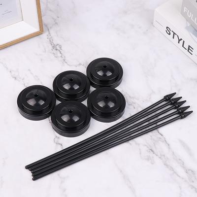 5Pcs Universal Flagpole Flag Display Holder Nail-Free Flagpole Flag Support Stand Banner Pedestal Flag Holder Desk Flagpole