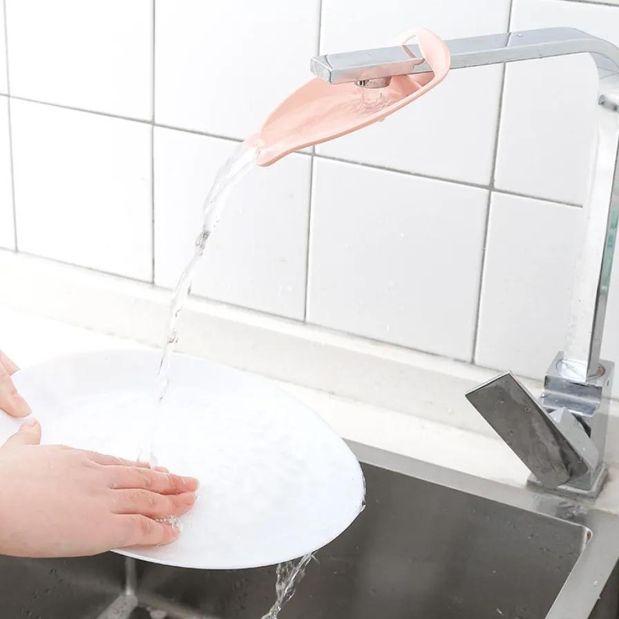 Bathroom Kitchen Accessories New Faucet Extender Toddler Kids Hand-washing Device Children's Guide Sink Faucet Extension